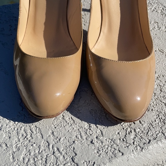 LK Bennett Tan Patent Leather Heels, Court Shoes - Size EUR 40 or US 9 - Picture 6 of 12